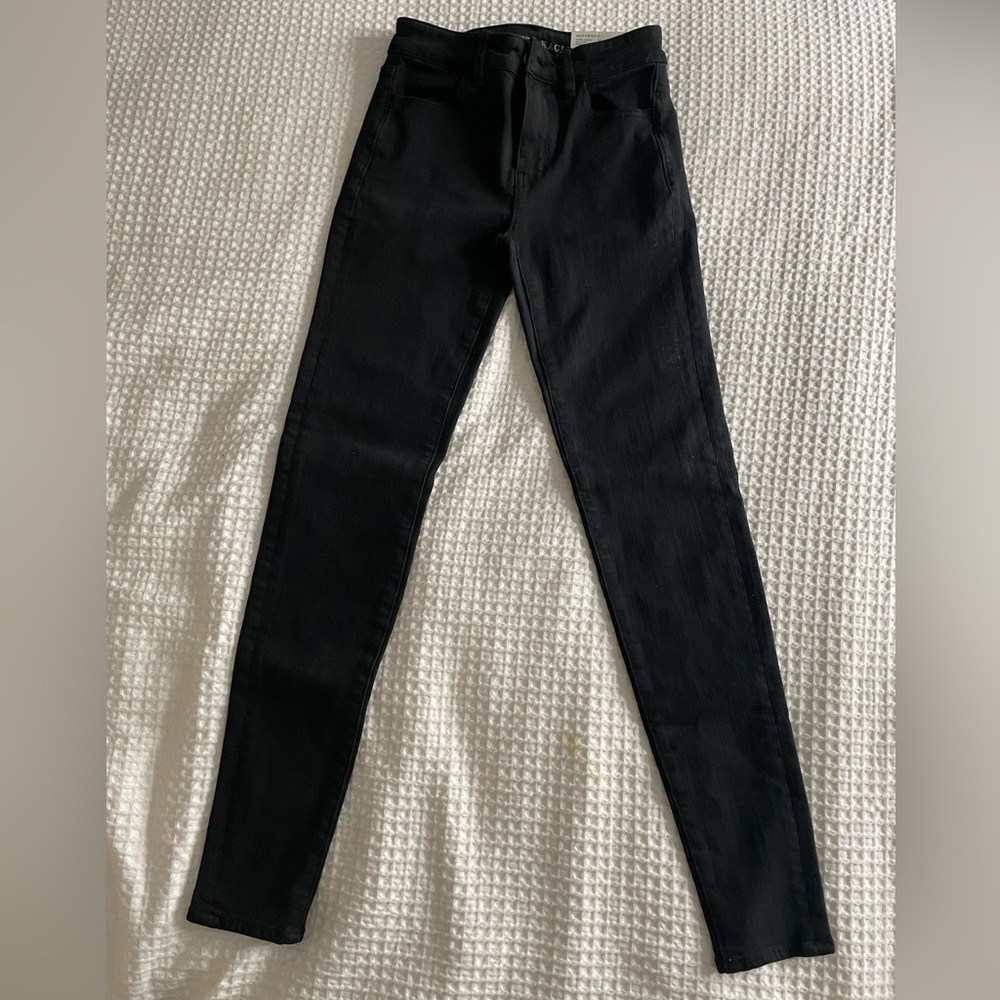 NWT American Eagle Black Skinny Jeans Super Stretch X4